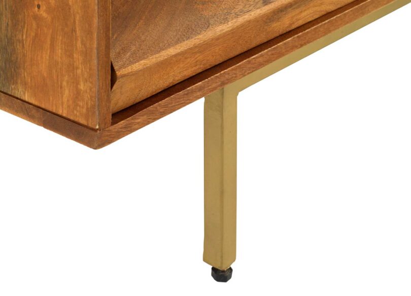 Meuble buffet en bois de manguier 3 portes de 170cm