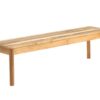 Banc de salle à manger en bois massif de manguier