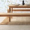 Banc de séjour en bois de manguier massif naturel