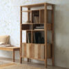 Bibliothèque en bois de manguier massif haute de 180cm