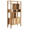 Bibliothèque en bois de manguier massif haute de 180cm