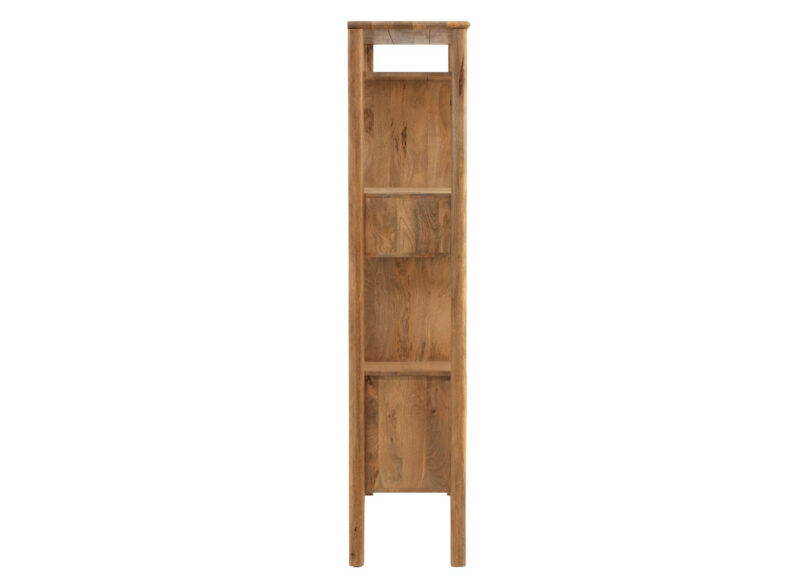 Bibliothèque en bois de manguier massif haute de 180cm