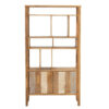Bibliothèque en bois de manguier massif haute de 180cm