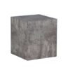 Bout de canapé en bois imitation marbre gris moderne