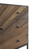 Petit meuble buffet en bois MDF et sapin naturel de 105cm