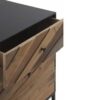 Petit meuble buffet en bois MDF et sapin naturel de 105cm