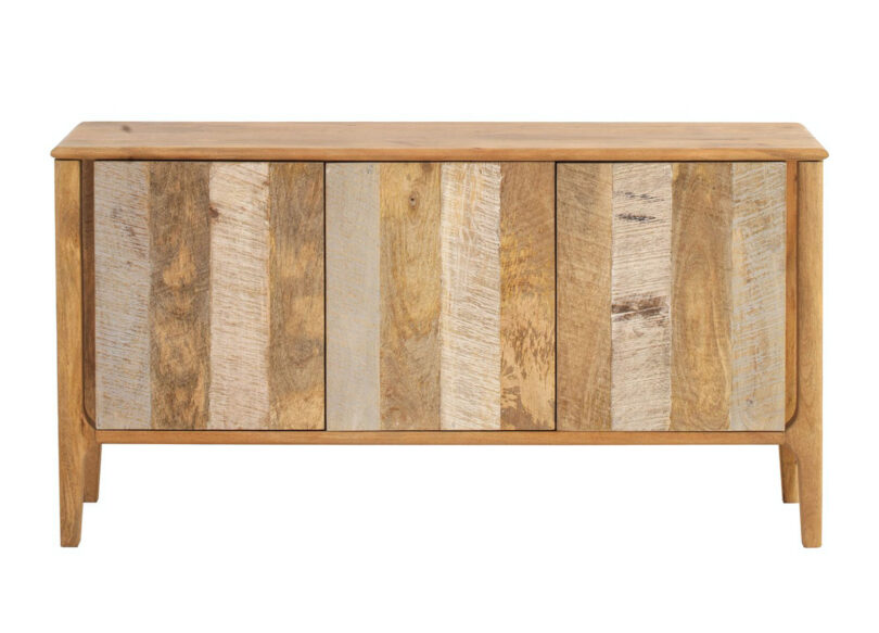 Buffet 150cm en bois de manguier coloré naturel
