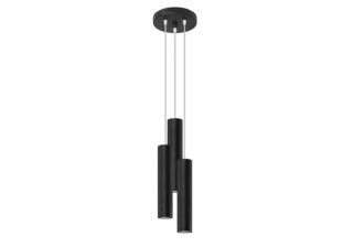 Luminaire suspendu en métal noir design