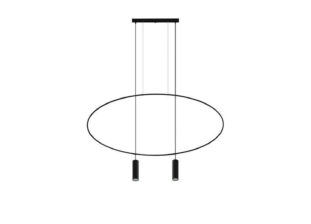 Luminaire en métal noir