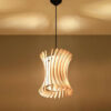 Luminaire en bois naturel design