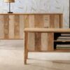 Meuble TV bois de manguier 140cm coloré