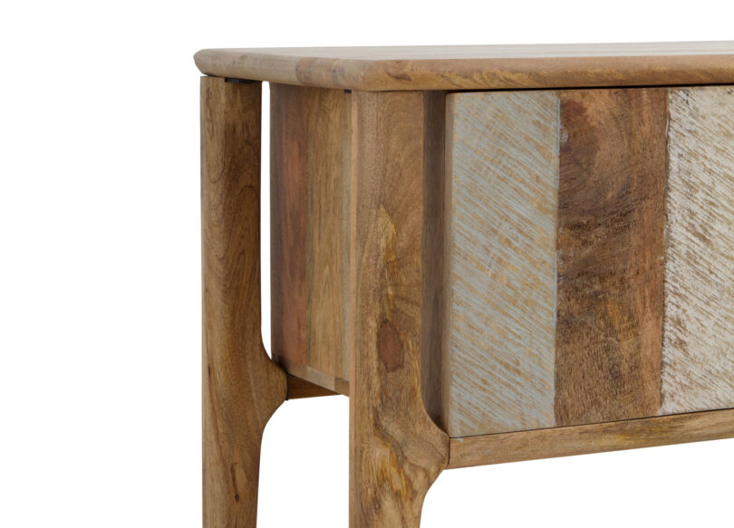 Meuble TV bois de manguier 140cm coloré
