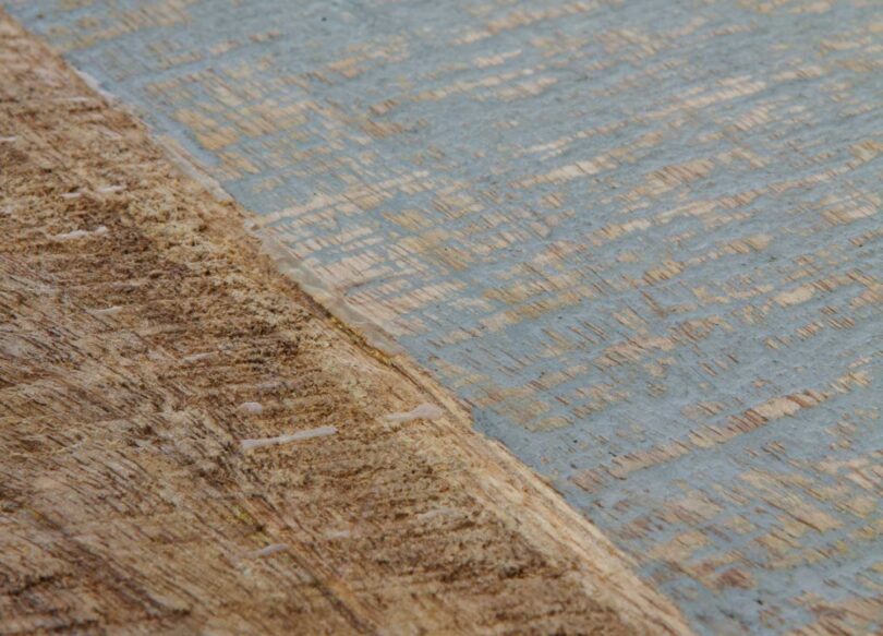 Table de salle à manger en bois de manguier massif coloré de 170cm