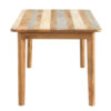 Table de salle à manger en bois de manguier massif coloré de 170cm