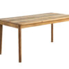 Table de salle à manger en bois de manguier massif coloré de 170cm