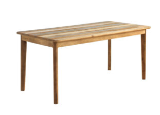 Table de salle à manger en bois de manguier massif coloré de 170cm