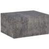 Table basse rectangulaire aspect marbre gris design moderne