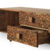 Meuble tv en bois de manguier massif oriental de 150cm