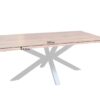 Table de repas rectangulaire en bois de sesham massif 180cm