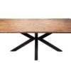 Table de repas rectangulaire en bois de sesham massif 180cm