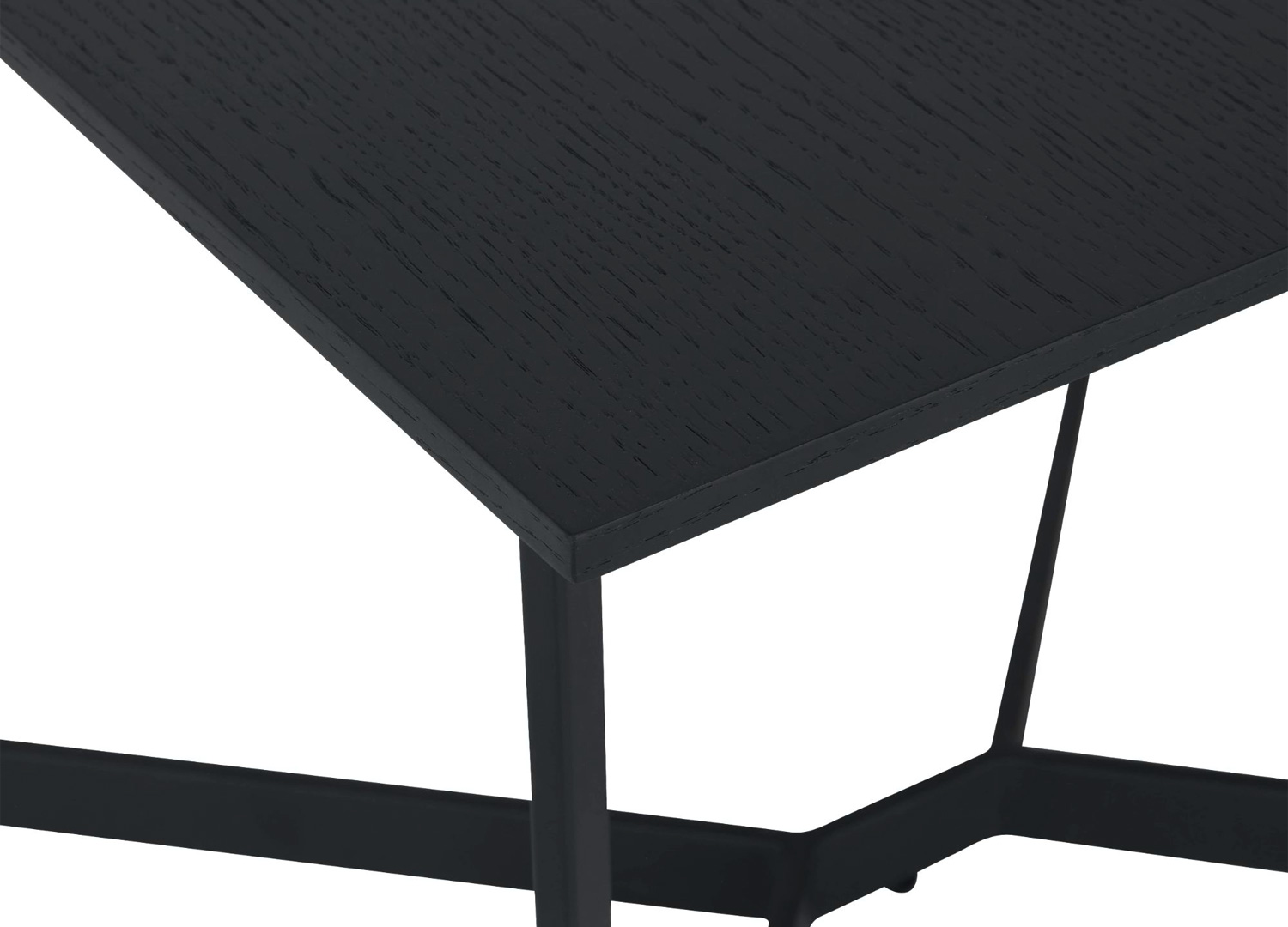 Table basse aspect bois de chêne noir