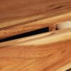 Meuble tv deux portes en bois d'acacia massif suspendu de 160cm