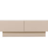 Meuble TV brun clair beige 160cm aspect nordique