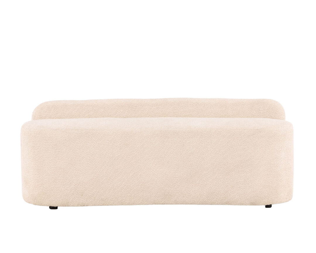 Canapé convertible 3 places en velours gris pied métal doré - Easy mobilier