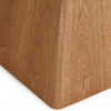 Table à manger rectangulaire aspect bois de chêne naturel