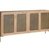 Buffet 4 portes bois de pin massif naturel