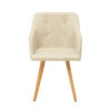 Chaise en tissu beige - Beige