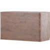 Commode 3 tiroirs bois moka moderne