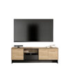 Meuble tv bois et noir