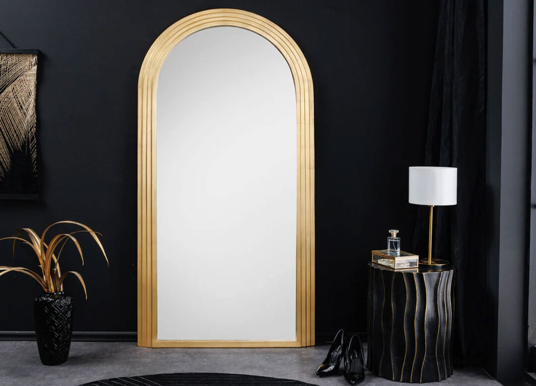 Miroir arche doré 160cm