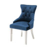 Chaise chesterfield baroque bleu - Bleu capri