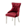 Chaise chesterfield baroque rouge - Rouge