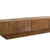 Meuble tv 200 cm en bois de manguier massif marron