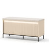 Banc d'entrée avec assise et led couleur beige