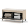 Banc d'entrée avec assise et led couleur beige