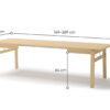 Dimensions de la table de salle à manger