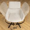 Chaise rotative à 180°