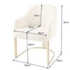 Dimensions de la chaise de salle à manger