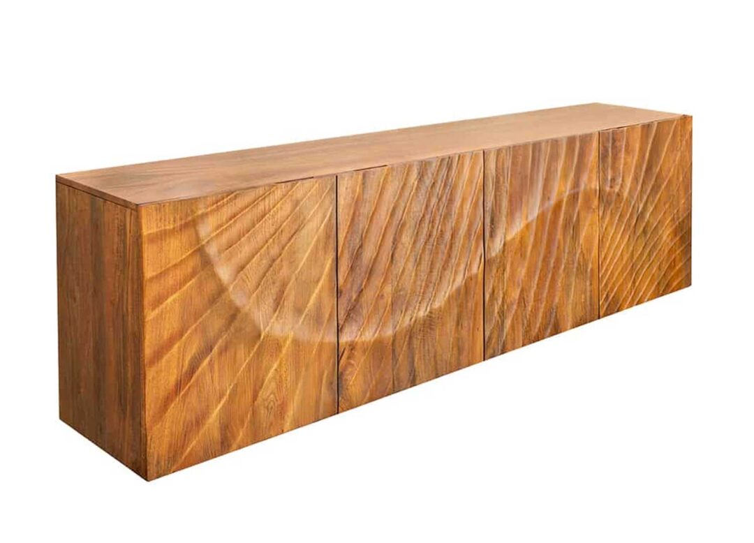 Buffet suspendu en bois de manguier massif 180 cm