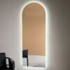 Miroir arche avec led mural