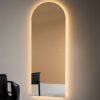 Miroir arche avec led mural