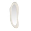 Miroir organique 1m85 en velours beige