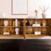 Buffet suspendu en bois de manguier massif 180 cm