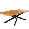 Table basse 110 cm bois d'acacia massif
