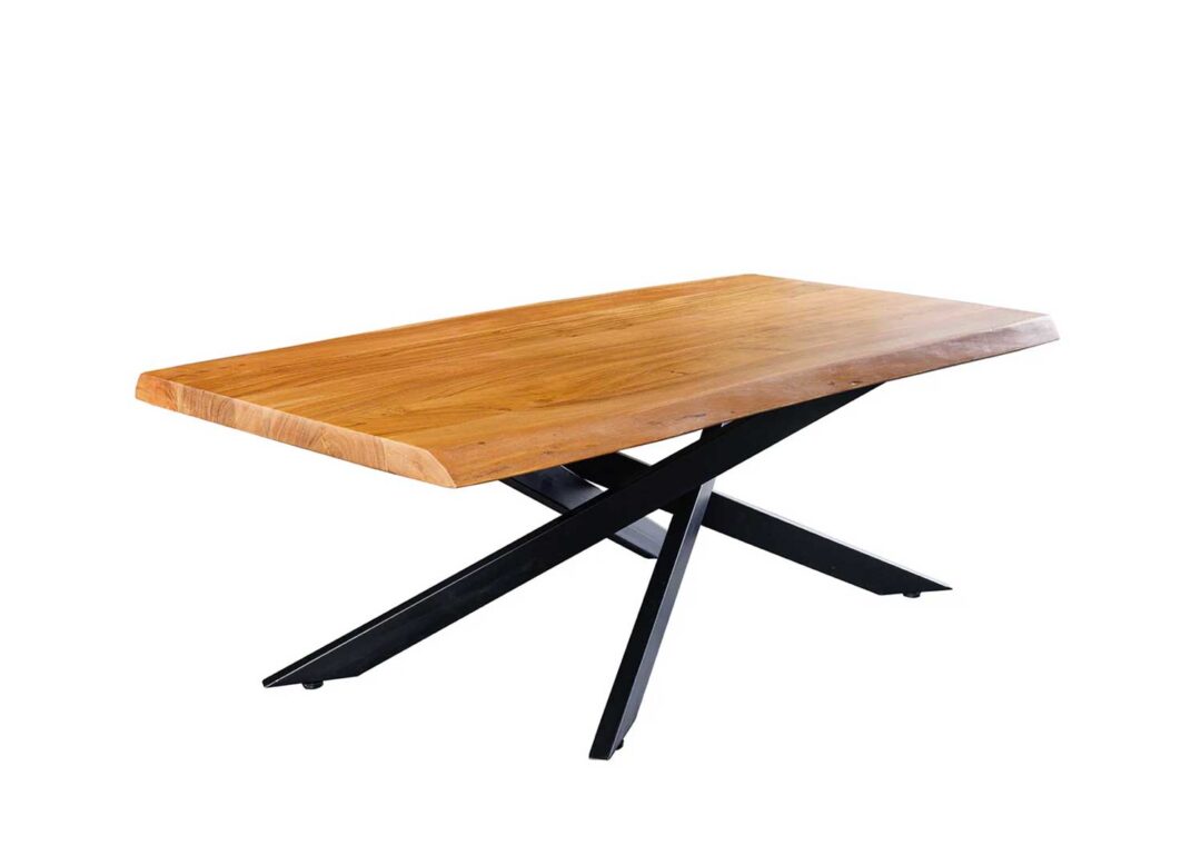 Table basse 110 cm bois d'acacia massif