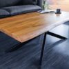 Table basse 110 cm bois d'acacia massif